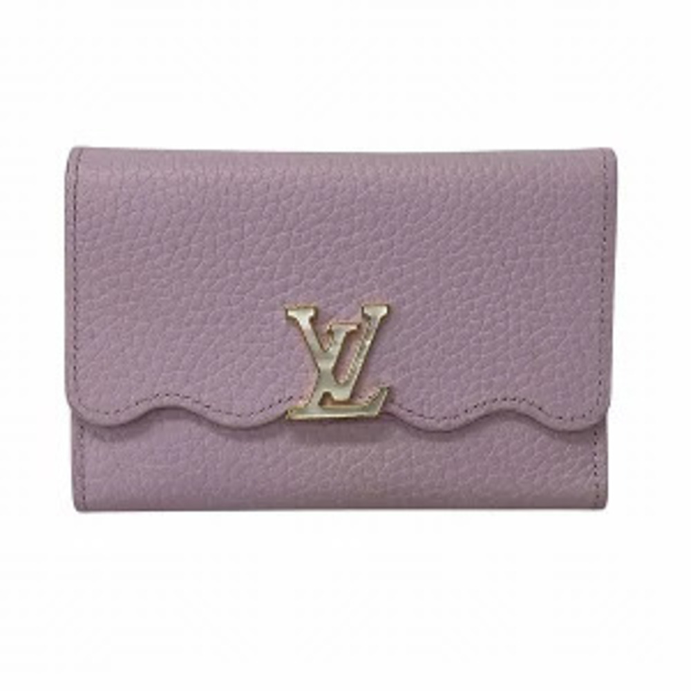 Louis Vuitton Taurillon Portefeuille Capucines Compact Bi fold Wallet